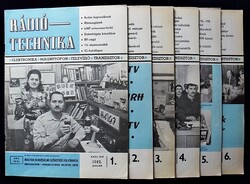 Rádiótechnika újságok 1982. évfolyam 1-12. szám (január-december)