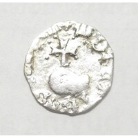 Magyarország,Buda város denár H503 VF+ ezüst
