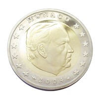 Monaco,2 euro 2004 PP aUNC+ ötvözet