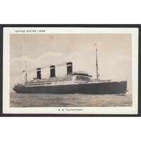 USA,S.S. Leviathan óceánjáró - korábban S.S. Vaterland - United States Lines 1923
