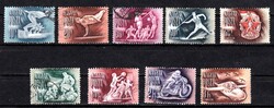 1950 Sport Pecsételt Bélyegsor