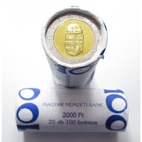 Magyarország,100 forint 2017 - MNB rolni  ötvözet