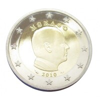 Monaco,2 euro 2010 PP aUNC+ ötvözet