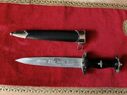 Német Waffen-SS tőr másolat wehrmacht II. világháború Replika sérült
