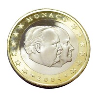 Monaco,1 euro 2004 PP aUNC+ ötvözet