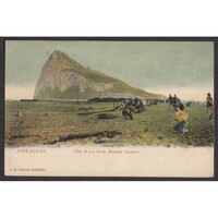 Gibraltár,Gibraltár - A Szikla látképe egy mezőről 1906