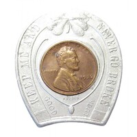 USA,Washington DC szerencsehozó emlékmedál - 1 cent 1936 EF+ ötvözet