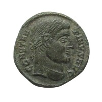 Római Birodalom,I. Constantinus follis 326-328 Thesszaloniki - PROVIDENTIAE AVGG - Nyitott táborkapu