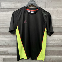 Adidas Black Sports Top for Unisex 13-14 Years