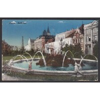 Felvidék,Kassa - Szökőkút 1916