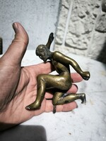 Atlas , Atlasz Bronz szobor ,Akt férfi meztelen akt szobor