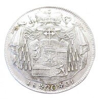 Ausztria,Hieronymus von Colloredo 20 krajcár 1801 - Salzburgi Érsekség EF ezüst 6.68g583