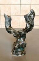 Hollóházi Zsuzsa: stoneware candle holder!