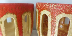 2 pcs Pesthidegkút Retro Flowerpots