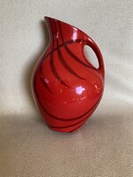 Zsolnay Ox Blood Glaze Pitcher