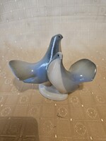 Zsolnay Galamb Art deco Ritka festésű!