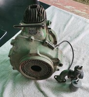 Ritka veterán Agria Typ 1600 kistraktor motorblokk és hajtóműház (Hirth motor, Bing karburátor)