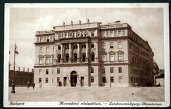 Budapest / Honvédelmi minisztérium   - régi fotó képeslap 1929