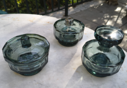 Türkiz Art Deco pipere készlet