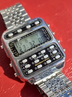 CASIO cfx 200 retro japán számológép karóra-1983-ból seiko citizen calculator