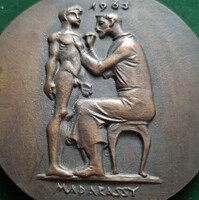 Madarassy Walter: Dr. Korányi Frigyes, bronz érem, 1963