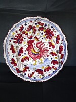 Deruta Italian Collector's Red Rooster Wall Decor