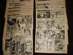 Korcsmáros Pál Úrhajótöröttek - erotikus, sci-fi képregény Képes Újságból - nem teljes!