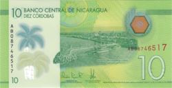Nicaragua 10 cordoba 2022 UNC Polymer
