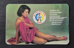 Áfész Szeged női erotikus kártyanaptár 1986