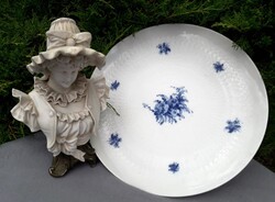 Biszkvit -porcelán női szobor / Rosenhtal fali tányér.