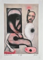 Fe Lugossy László  - Közeliek 42 x 30 cm computer print, merített papír