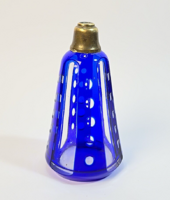 Beautiful Antique Cobalt Blue Cut Glass - Perfume Bottle from the Early 20th Century