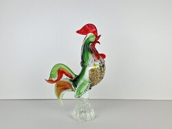 Murano nagy kakas, hibatlan, uveg kakas szobor
