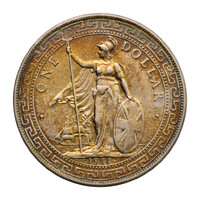 Nagy-Britannia 1 Trade Dollár 1911 B Bombay