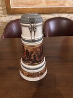 Altenmünster Brauer Bier márkájú söröskorsó, termosztát
