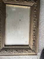 Antik, aranyozott tükör