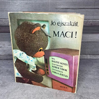 Móra, Bálint Ágnes: Jó éjszakát MACI! retro leporelló mesekönyv