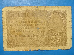 ROMÁNIA 25 BANI ( 1917 ) NÉMET MEGSZÁLLÁS