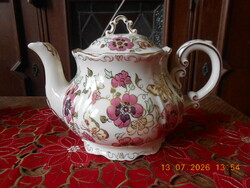 Hollóházi butterfly tea pot