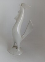 Hollóházi porcelán Art deco Kakas "RITKA"!