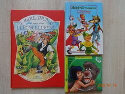 Három szép mesekönyv együtt: SÁRKÁNYÖLŐ PÁSZTORLEGÉNY + MESÉRŐL MESÉRE + A DZSUNGEL KÖNYVE (Disney)