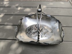 Art Deco Earring Tray - Silver Effect Alpaca, Elegant!