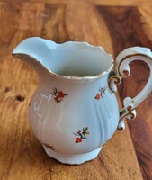 Antik Zsolnay manófüles porcelán tejkiöntő – Háború előtti (1922-), pajzspecsétes