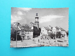 Képeslap (61) - Sopron - Tűztorony az Előkapuval 1950-es évek - (Foto: Dollinger Erhardt)