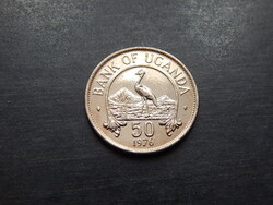 Uganda  50 cent 1976