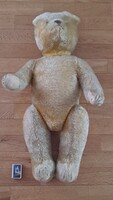Szalma maci  kb.70 éves.70cm.magas.