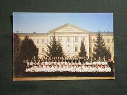 Képeslap,Debrecen,Református kollégium kántusa, 1989-