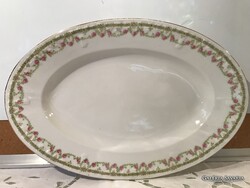 KÍNÁLÓ - 35 cm - ANTIK  - SZÁMOZOTT - PORCELÁN  - 3 D MINTA - BÉCS  - RITKA  LELET