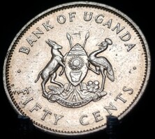 Uganda 50 cent, 1976 D05A2V