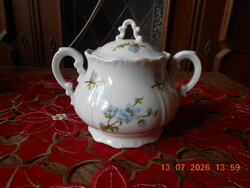 Zsolnay Peach Blossom Pattern Sugar Container